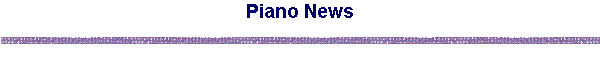 Piano News